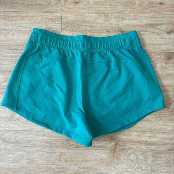 Lululemon Athletic Inner Glow High Rise Shorts 3” Cascade Green NWT Size 12 - Picture 2 of 8